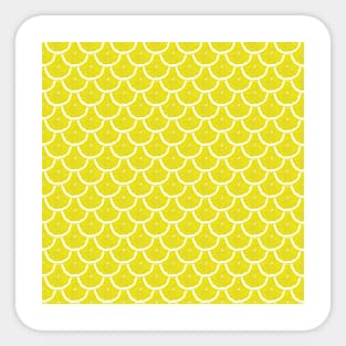 Lemons Slices Geometric Sticker